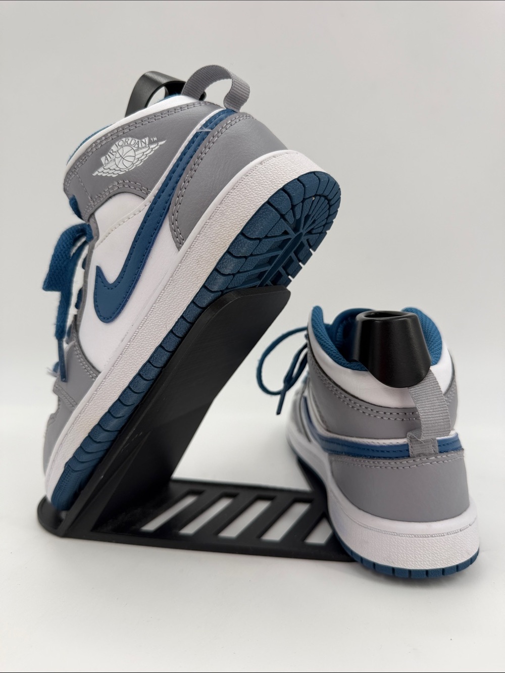 Air Jordan 1 Mid PS "Cement True Blue" (Style Code: DQ8424-014) Size 13.5 C - Picture 4 of 16